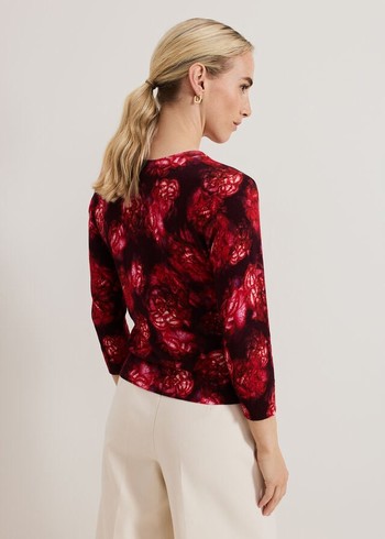 Phase Eight Dani Rose Knitwear Red Australia | CQ0289463